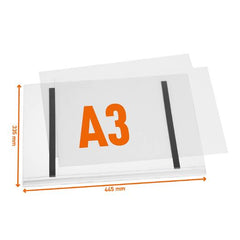 Plastf DURABLE vattentål A3 magnet 5/fp