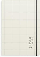 Calendar Masume 2027 engelsk text