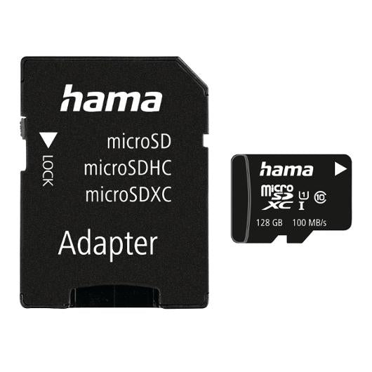 Minneskort HAMA Micro SDHC 128GB CL10