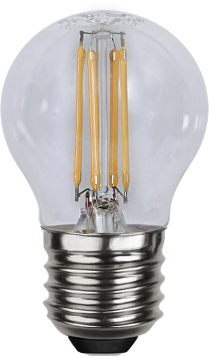LED-lampa E27 klot clear 2700K