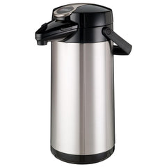 Thermosfles BONAMAT Furento met pomp 2,2 l zilver