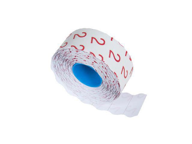 Prisetikett 26x16mm G2 vit 7200/fp - Primmeshiper