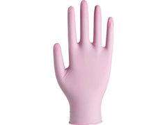 Nitrilhandske puderfri rosa M 100/fp - Primmeshiper