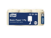 Torkrulle TORK Uni M2 1-lag gul 6/fp - Primmeshiper