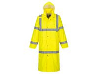 Varselregnrock Hi-Vis gul lång 122cm 2XL - Primmeshiper