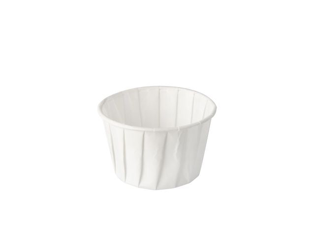 Dressingbägare 90ml vit 250/fp - Primmeshiper