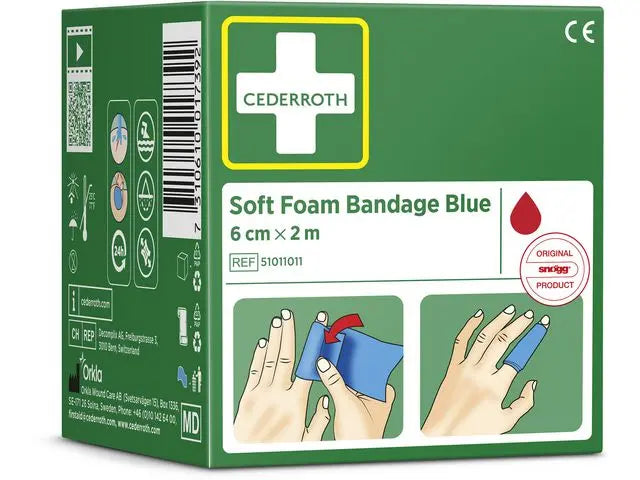PlÄster CEDERROTH SoftFoam 6cmx2,0m blÄ - Primmeshiper