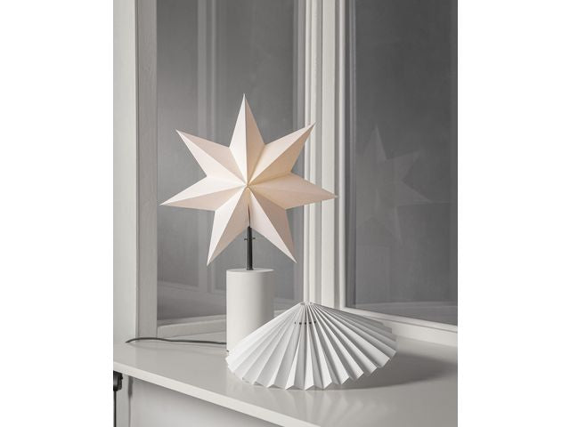 Lampa Stila stjÀrna/skÀrm 50x35cm vit - Primmeshiper