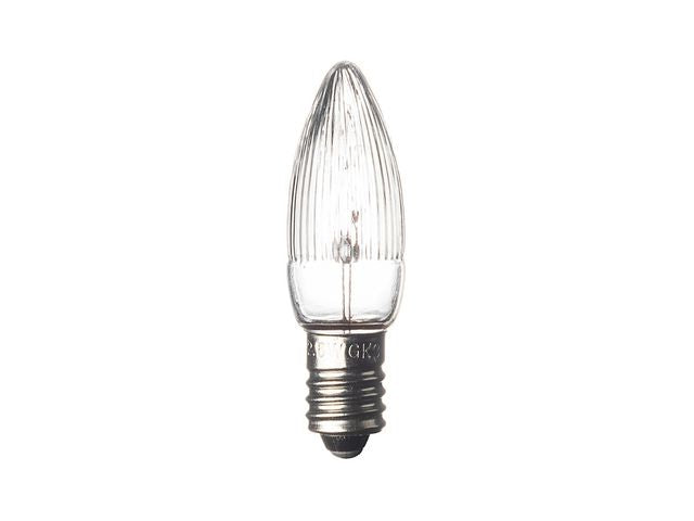 Reservlampa E10 14V 3W klar 3-pack - Primmeshiper