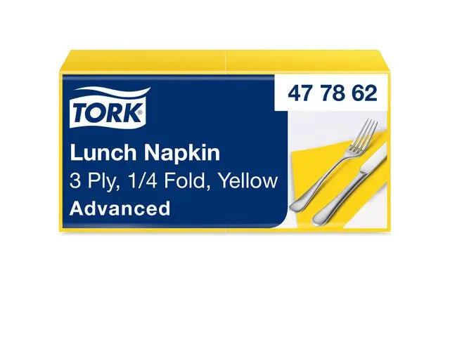 Servett TORK Lunchservett Gul 150/fp - Primmeshiper