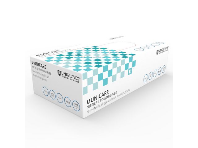 Nitrilhandske UNICARE GS0034 S 100/fp - Primmeshiper