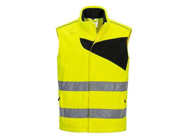 FleecevÀst PW2 Hi-Vis gul S - Primmeshiper
