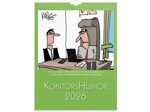 VĂ€ggkalender Kontorshumor 2026 Primmeshiper