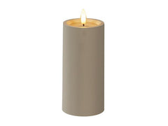 Blockljus KONSTSMIDE LEDtimer beige 15cm