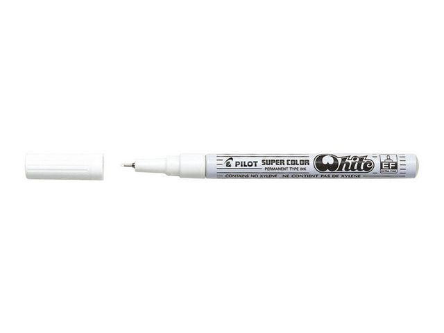 MĂ€rkpenna PILOT Super Color EF vit - Primmeshiper