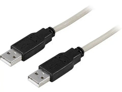 Kabel DELTACO USB 2.0 A-A 3m grÄ/svart - Primmeshiper