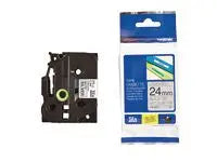 Tape BROTHER TZEM951 24mm Svart pÄ Silv. Primmeshiper