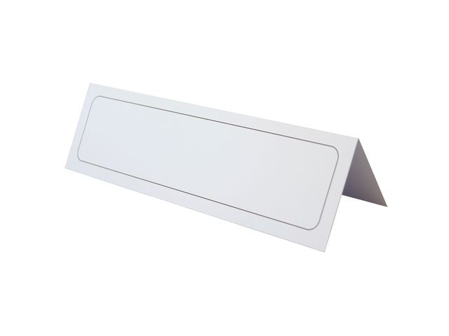 Bordsskylt DURABLE 61x210mm vit 100/fp Primmeshiper