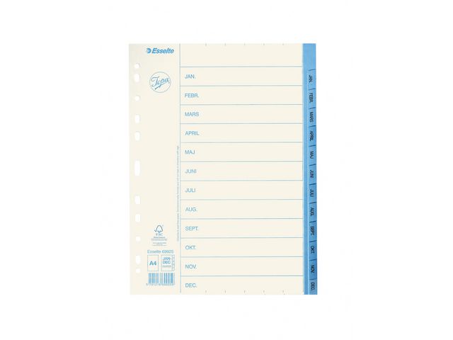 Pappersregister JOPA A4 jan-dec - Primmeshiper