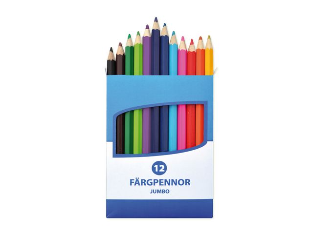 FÀrgpenna Jumbo 12 fÀrger - Primmeshiper