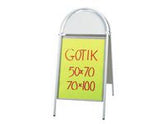 GatustÀll Gotik 50X70cm vit Primmeshiper