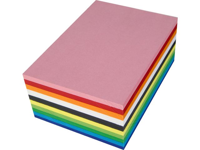 Kartong A4 mix 180g 25 arkx10 fÀrger - Primmeshiper