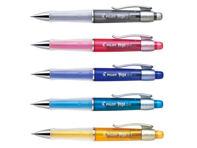 Stiftpenna PILOT Vega 0,5mm sort.fÀrger - Primmeshiper