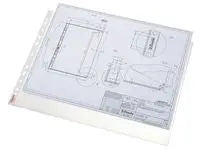 Plastficka ESSELTE A3L prÀgl.0,08mm50/fp - Primmeshiper