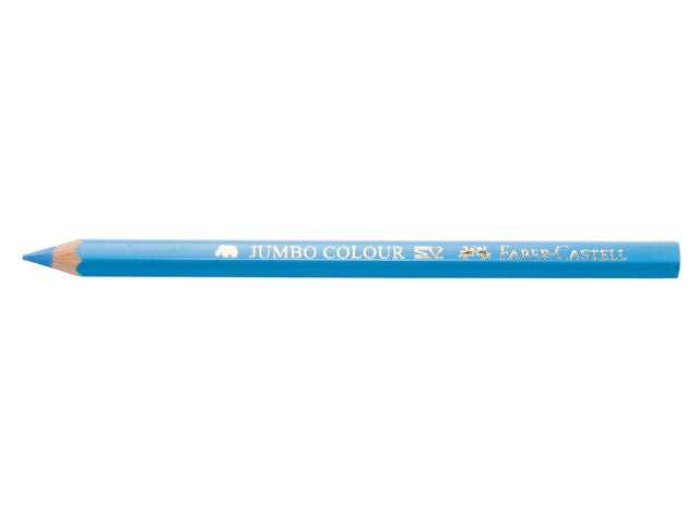 Färgpenna FABER Jumbo ljusblå 12/fp Primmeshiper