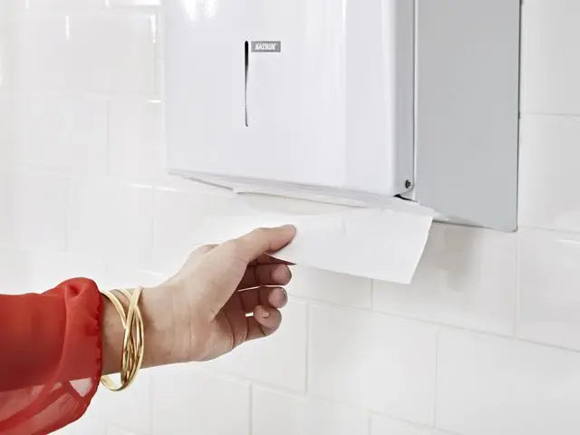 Dispenser KATRIN Handdukar M vit metall - Primmeshiper