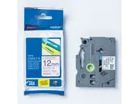 Tape BROTHER TZEMQE31 12mm Svart på Rosa Primmeshiper