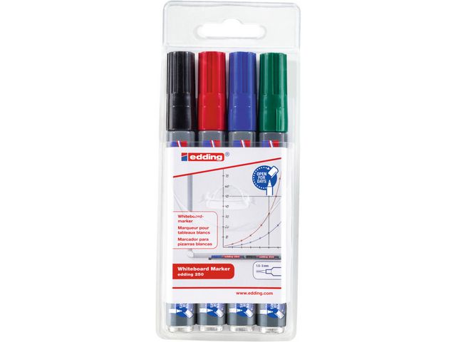 Whiteboardpenna EDDING 250 4/fp - Primmeshiper