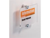 Dörrskylt DURABLE Crystal Sign 105x148mm - Primmeshiper
