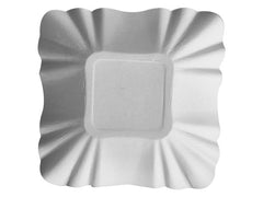 Demoskål PURE FSC 9x9x3cm vit 250/fp - Primmeshiper
