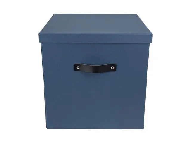 Förvaringsbox m.lock kartong stor blÄ - Primmeshiper