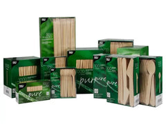 Tandpetare PURE TrÀ rund 8cm 100/fp - Primmeshiper