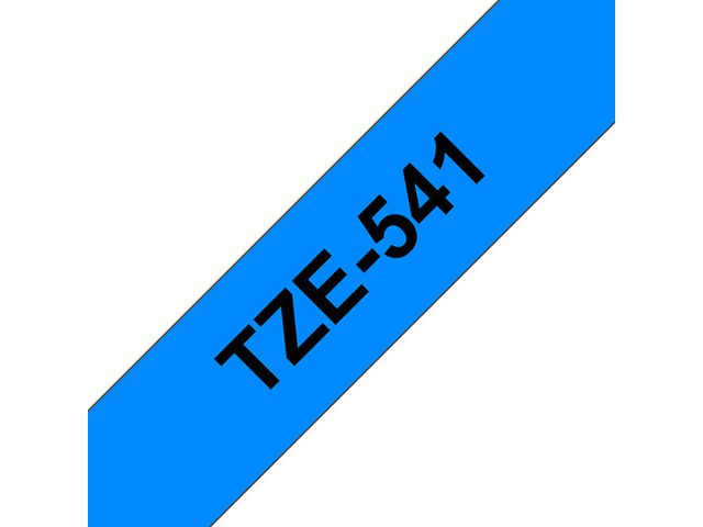 Tape BROTHER TZE541 18mm svart pÄ blÄ - Primmeshiper