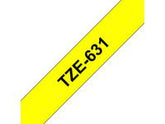Tape BROTHER TZE631 12mm svart på gul - Primmeshiper