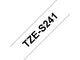 Tape BROTHER TZES241 18mm svart på vit - Primmeshiper