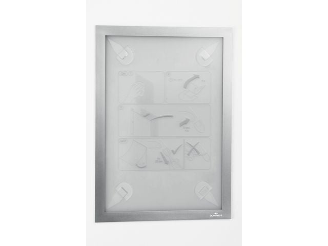 Magnetram DURAFRAME tapet A4 silver - Primmeshiper