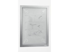 Magnetram DURAFRAME tapet A4 silver - Primmeshiper
