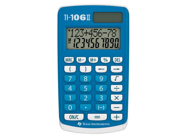 GrundskolerÀknare TEXAS TI-106 II - Primmeshiper
