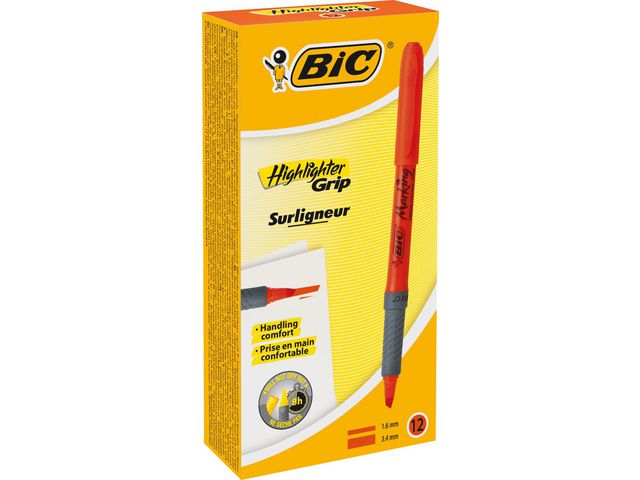 Ăverstrykningspenna BIC Grip Orange - Primmeshiper
