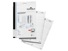 Etiketter DURABLE namnskylt 60x90 20/fp - Primmeshiper