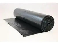 PlastsÀck LD 125L 40my svart 25/RL - Primmeshiper
