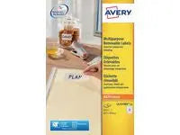 Etikett AVERY avtagb 63,5x29,6 675/fp - Primmeshiper