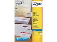 Etikett AVERY QuickDRY 63,5x33,9 600/fp - Primmeshiper