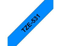 Tape BROTHER TZE531 12mm svart på blå - Primmeshiper