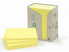 Notes POST-IT 100% recy 127x76 gul 16/fp - Primmeshiper