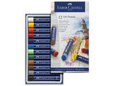 Oljepastellkritor FABER 12 fÀrger - Primmeshiper